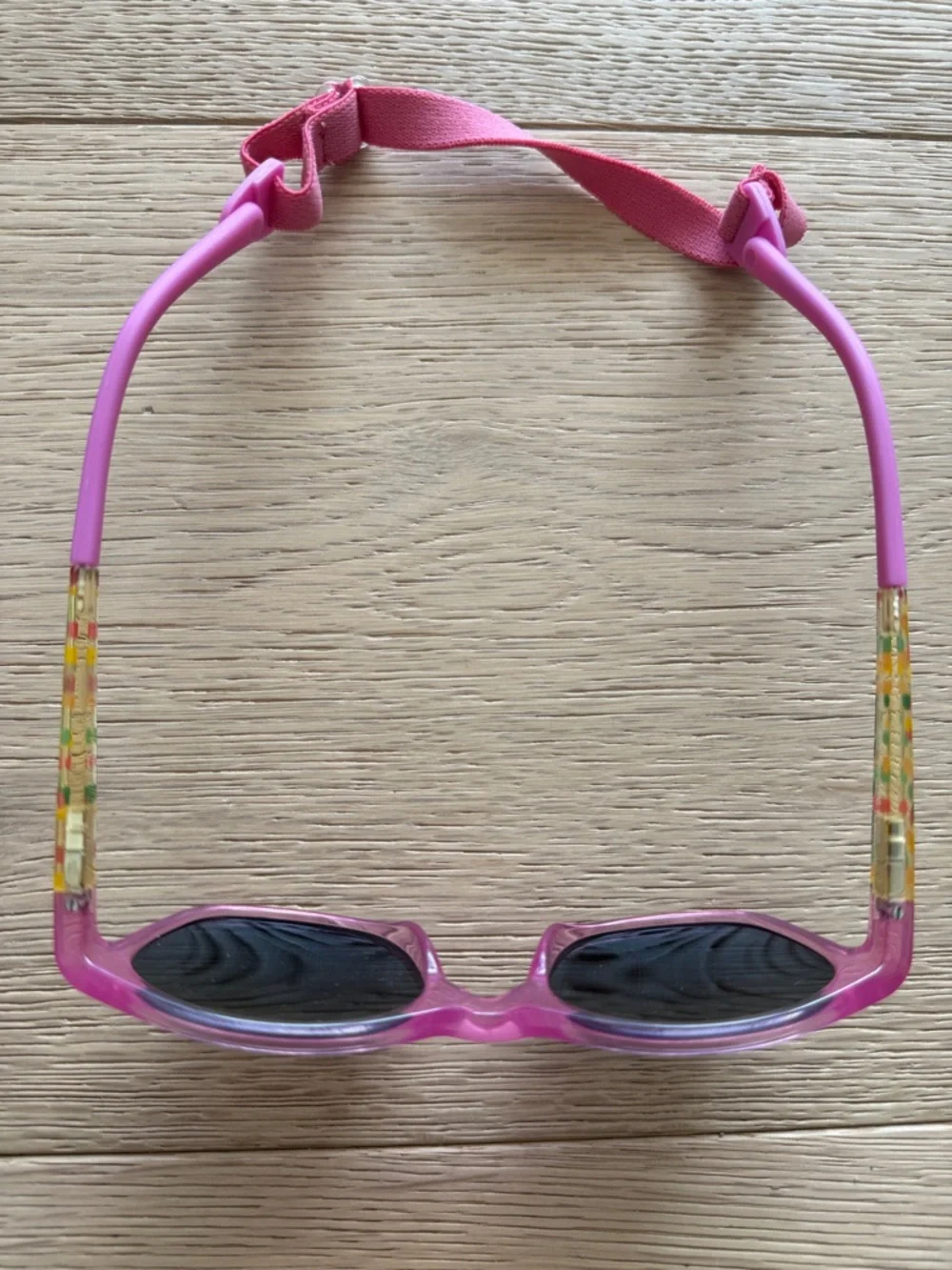Lafont Equinoxe Pink Kids Sunglasses with strap - Polka Dot arms - French Made
